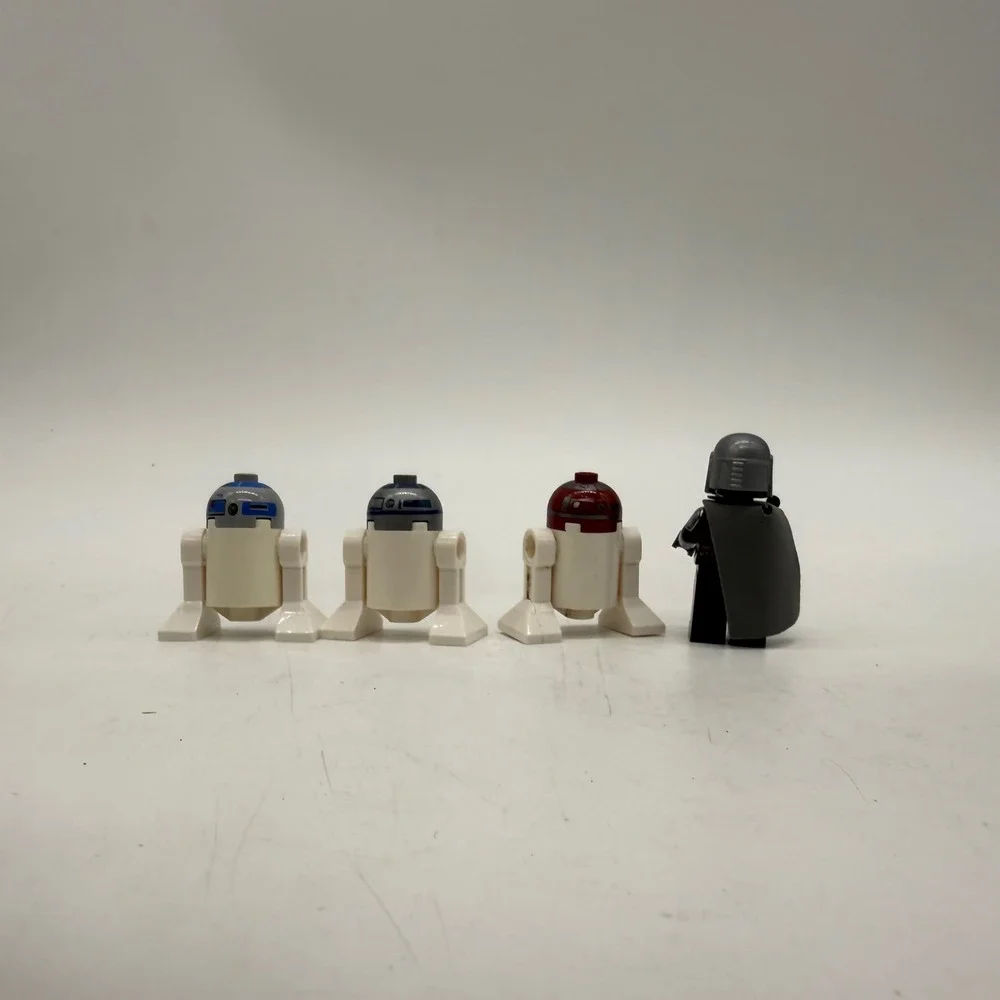 Lego Star Wars Minifigures Mandalorian and Droids Lot of 4